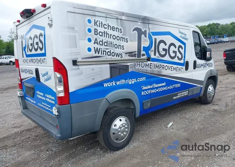 2017 Ram Promaster 1500 z USA, uszkodzony, nr VIN 3C6TRVAG2HE517368